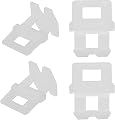 KEX Tile Leveling System Clips, ILE Leveling Clips Professional for Leveling for Tiles Leave Gaps for Man