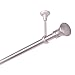 Produktbild Gardinenstange 25 mm 1-Lauf Deckenbefestigung Chrom-Matt Metall (280)