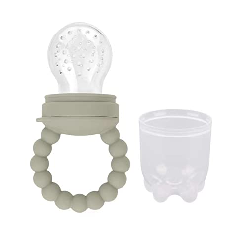 Image of Baby Food /Fruit Feeder (Blueberry) 3 Pack Infant Fresh Fruit Silicon Feeder Pacifier Teether BPA Free 3 Feeders Included with Extra Silicone sac's and Storage Cap