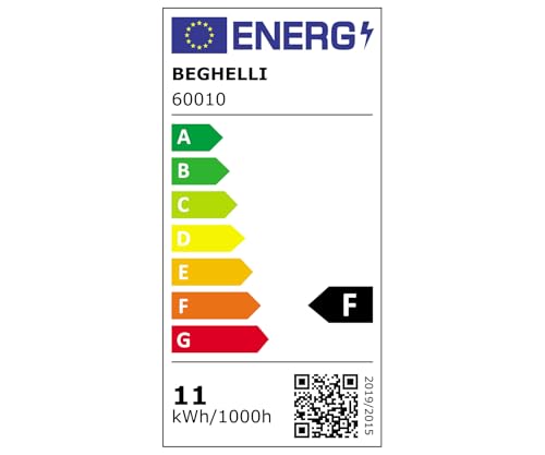 Beghelli - Lampadina Led E27 Dom Smart Goccia 11W Cct Wifi, Compatibile Con Alexa E App, Regolazione Colori, Luce Calda E Fredda, Controllo Vocale, Smartphone, Domotica Facile - Bianco, 1 Unità - 11