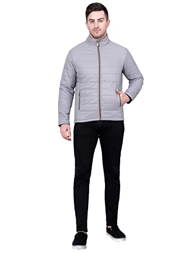 Image of KOTTY Men's Nylon Regular Solid Stylish Designed for Comfort and Warmth Puffer Jacket