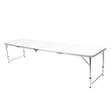 【 de alta calidad Material  】 La Mesa es de aleación de aluminio fabricado. así es duradera y así que es fácil de limpiar y resistente a la corrosión.
