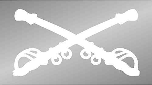 Sassy Stickers US Army Cavalry Crossed Sabers Decal Sticker