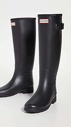 Hunter Footwear Women's Refined Tall Rain Boot, Black, 9 | Image 4