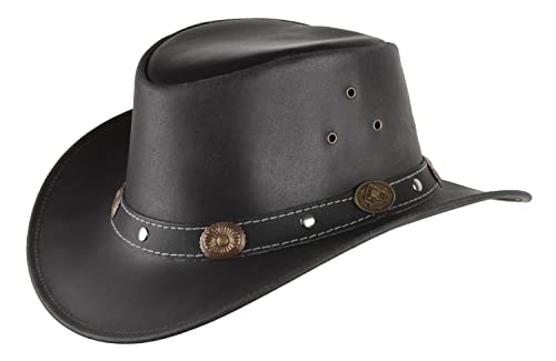 Preisvergleich Produktbild SCIPPIS Reno, Lederhut, schwarz, L
