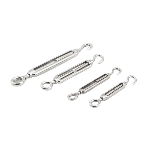 BREAKA 1Pcs M5 Ajustador de Cadena Rigging de Acero Inoxidable 304 Tipo Ojo miniatura 5
