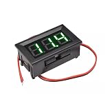 1-10 pacco AC 70-500V 0,56 pollici LED voltmetro digitale misuratore di tensione a 2 fili rosso verde blu display strumento fai da te(Green,10PCS)
