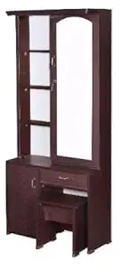LIMRA FURNITURES Dressing Table (Standard Size, Walnut)