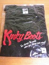キンキーブーツ　kinkboots Tシャツ キンキーブーツ日本公演2025 ブラック TシャツSサイズ 未