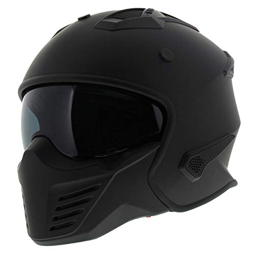 Vito Casco Jet Bruzano negro mate