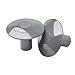 Covers for Pool Anchor Sockets (Set of 2 units). (Gray)