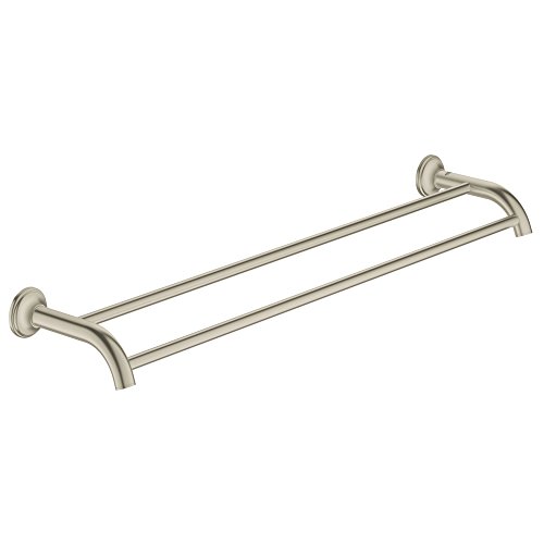Get Discount 70% Price Grohe 40654EN1 Essentials Authentic Double Towel Bar 24", Brushed Nickel InfinityFinish Get Discount 70% Price Grohe 40654EN1 Essentials Authentic Double Towel Bar 24", Brushed Nickel InfinityFinish