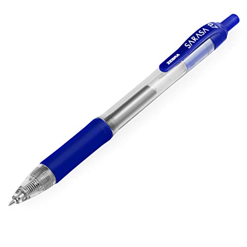 Zebra Sarasa Retráctil Gel Rollerball Azul 14 UN miniatura 2