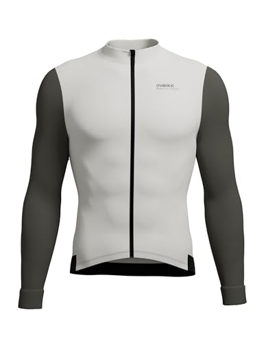 INBIKE Maglia Ciclismo Invernale Uomo Giacca Bici in Pile Antivento