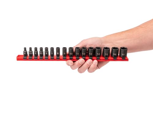 Image of TEKTON 1 /4 Inch Drive Impact Socket Set, 16-Piece | SID90102