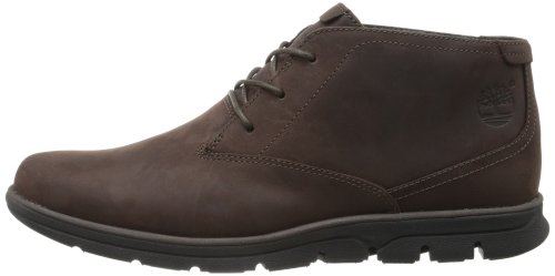 bradstreet plain toe chukka for men in dark brown