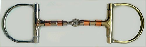 Mors à anneaux en D en cuivre S-Products, l'élégance de l'alliage articulé 5"