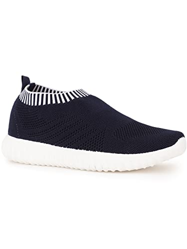 Image of Bata Webber Blue Casual Round Toe Slipon Shoes for Kids