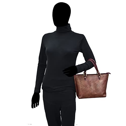 Image of Anuschka Women's Original Hand-Painted Genuine Leather Medium Tote