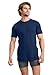 Jockey Men's Undershirt Classic Crew Neck Undershirt - 3 Pack, White/Grey Heather/Just Past Midnight, M