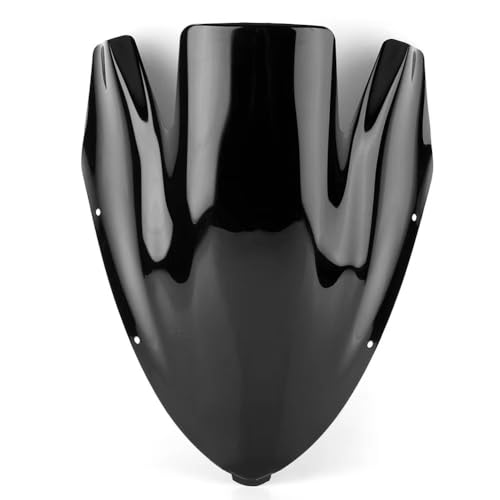 Pare-brise moto double bulle pour Kawasaki ER6F 2006 2007 2008 déflecteur noir
