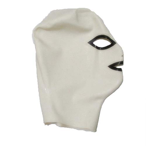 Máscara de látex 100% puro con capucha elástica para confort unisex