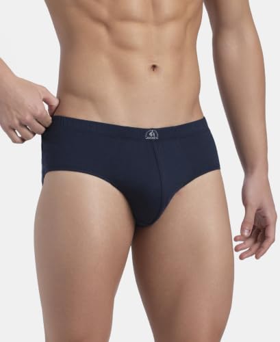 Image of Jockey 8035 Men Super Combed Cotton Solid Brief with Ultrasoft Concealed Waistband