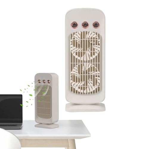 Ventilador de enfriamiento de escritorio: aire acondicionado de niebla portátil, enfriador oscilante compacto | Unidad de flujo de aire de doble turbina, difusor de humedad multifuncional, dispositivo