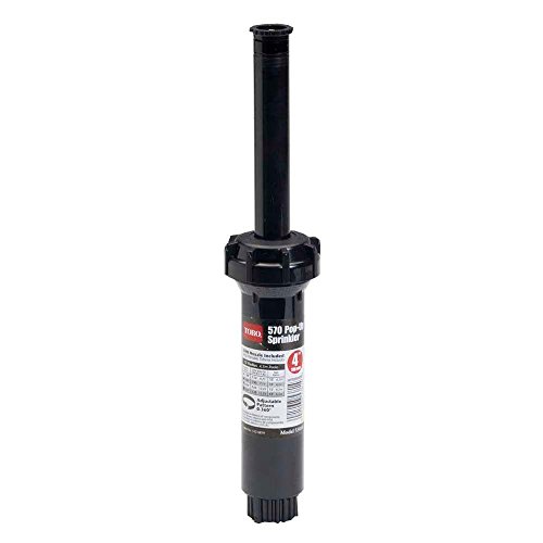 Toro 53814 4-Inch Pop-Up Sprinkler Head with 15-Foot Adjustable Pattern Nozzle