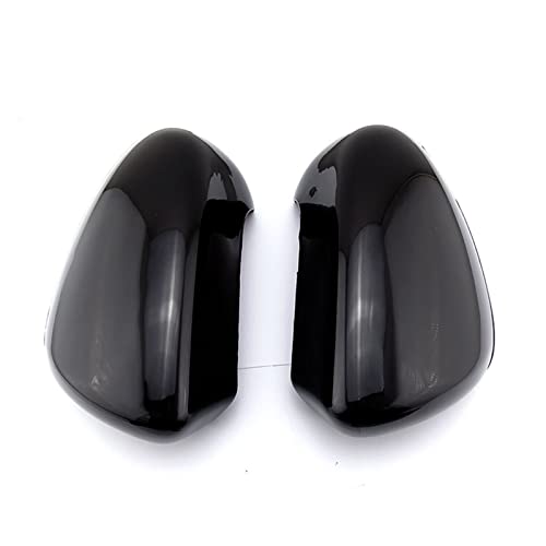 Coques de rétroviseur pour Qashqai J10 2007-2013 en noir laqué