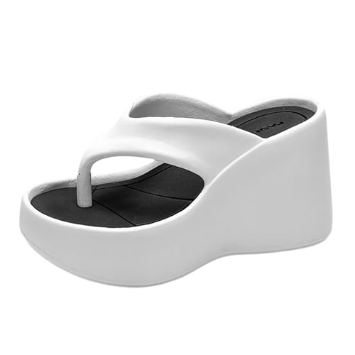 Pantoufles pour femme contre la fatigue des pieds : sandales d'été compensées en EVA souple