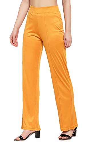 Image of KOTTY Womens High rise Polyester Blend Plazo