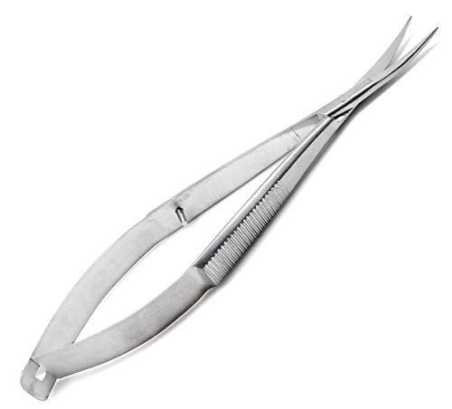 Micro Curved Scissors Sharp/Sharp 4.5" Castroviejo Superior Stainless Steel Instruments