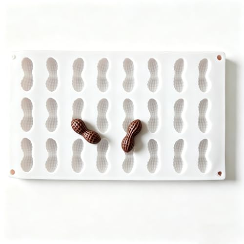 X-Haibei Small Peanut Mold for Chocolate & Soap Making