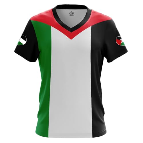 Herren-T-Shirt mit Flagge Bequemes Polyester-Shirt mit aufgedruckter Länderflagge Nationalstolz-T-Shirt für Herren ideal für Pride-Paraden Festivals oder den sommerlichen Alltag