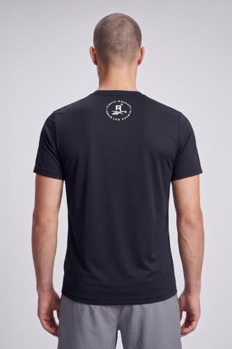 Image of Reebok Men's Polyester Gym T-Shirt - Quick Dry Moisture Wicking Sports T-Shirt for Men | Workout Running Training Tshirt for Men | Half Sleeve Active Tee