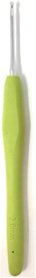 Quilted Bear Crochet Hooks - Soft Touch Rubber Handle for Comfort and Grip. for Crochet (2mm)