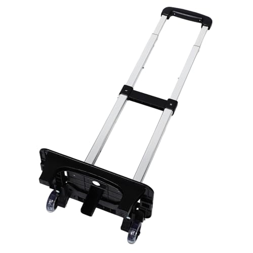 Ipetboom Carro Rodante Carro De Comestibles Carro Plegable con Ruedas Carrito De Equipaje Aleación De Aluminio