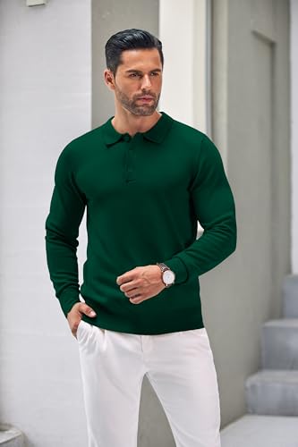 Ropa, Softlines Private Label polo verde Marca COOFANDY (2)