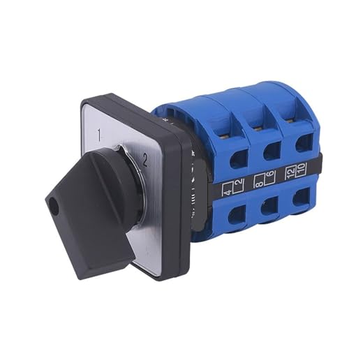 Interruptor de transferencia universal LW26-25 de 380V y 25A para motor de conmutación 3
