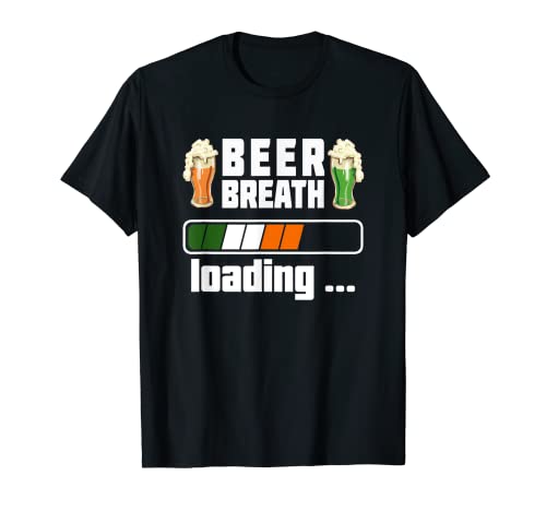 Día de San Patricio Divertido Regalo para amantes de la bebida de cerveza para hombres y mujeres Camiseta