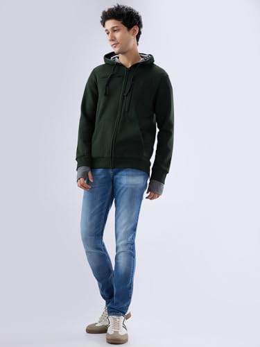Image of Spykar Men's Slim Fit Low Rise Casual Jeans
