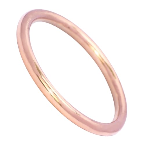 Traditional Pure Copper Hand Crafted, Arthritis Relief, Round Bracelet 5.5mm Thick Gift Jewelry
