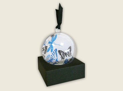 lot de 5 - ALLOTIN BOULE A DRAGÉES MARIAGE BAPTÊME Papillon avec support - pour baptême mariage communion - ballotin à dragées design et moderne