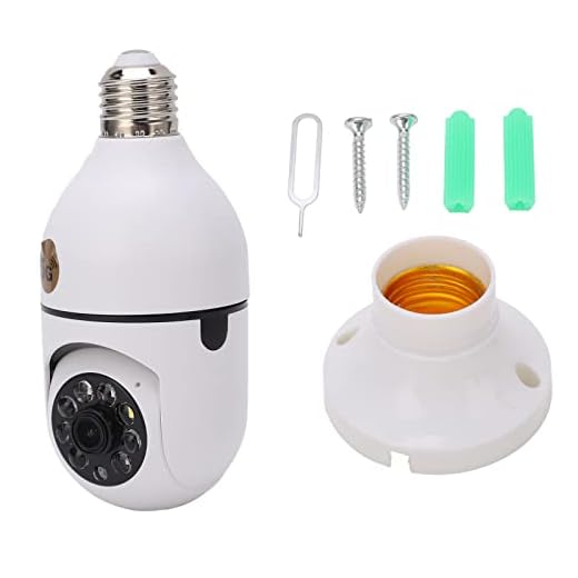 Lampenhalter Kamera 2,4 GHz und 5 G WiFi Glühbirne Kamera 360 Grad Wireless Überwachungskamera Smart Home Überwachungskamera