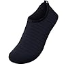Hainice Waterschoenen Mens Dames Strandschoenen Sneldrogende Barefoot voor Outdoor Swimming Surf Diving Boating Black 48…