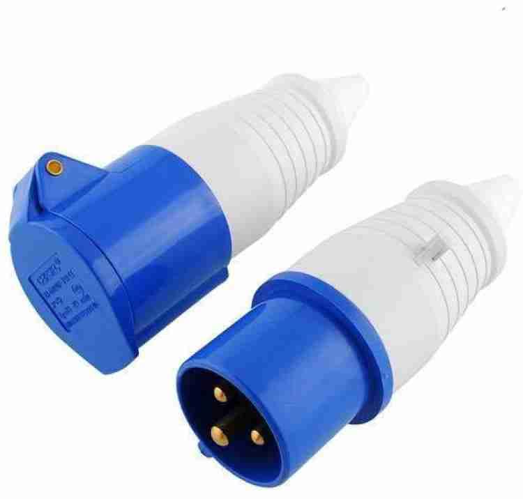 16A 220-250V 3pin IP44 Waterproof Male and Female Industrial Socket and Plug Wire Connector [1 Pair] (B0BYZHJ654) Amazon Price History, Amazon Price Tracker