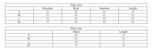 Womens Elegant Office Skirts Tassel Plaid Coats High Waist Hip Long 2 Piece Suit4