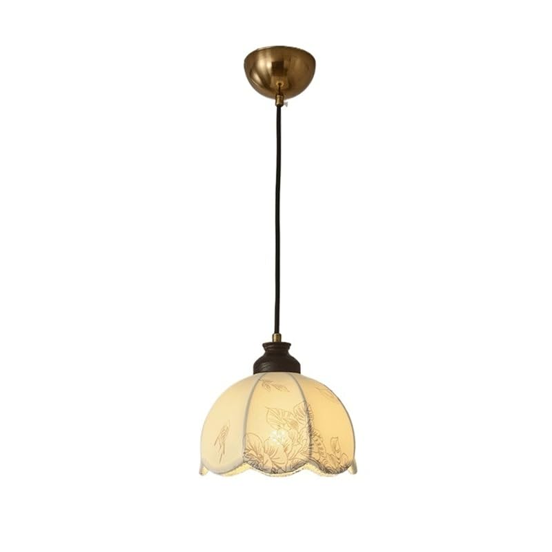 Lustre réglable fil suspendu vintage bois massif salon E27