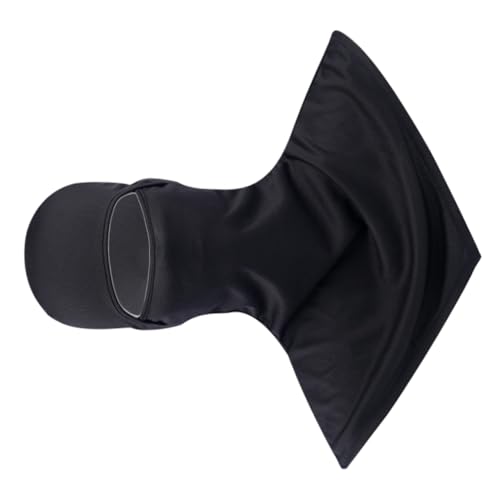 Cabilock 1PC Sun Block Headgear Mask Breathable Quick Drying Face Guard for Outdoor Activities UV Protective Full Face Cover for Cycling Hiking and Riding Black